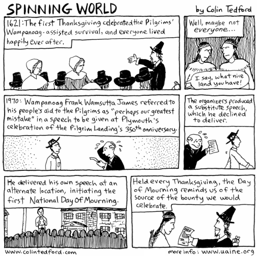 Spinning World: National Day of Mourning