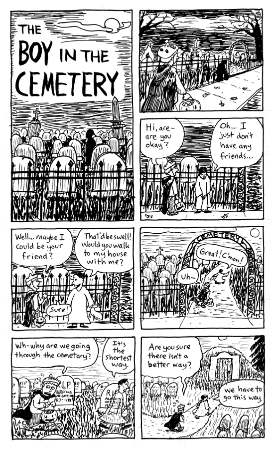 The Boy in the Cemetery page 1