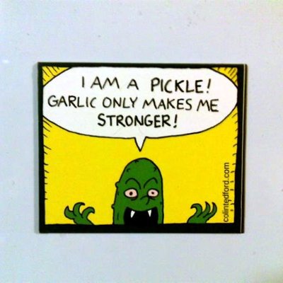 Vampire Pickle magnet